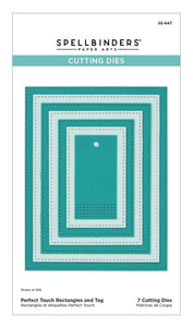 Perfect Touch Rectangles and Tag Nesting Dies Spellbinders S5-647