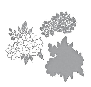Peony Celebration Cutting Die Spellbinders S4-1333