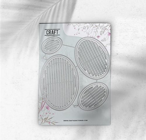 Slatted Oval Dies CraftAddictionUK