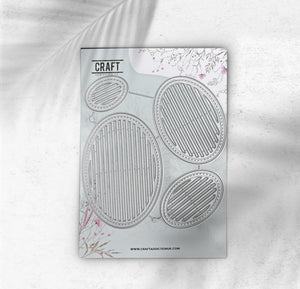 Slatted Oval Dies CraftAddictionUK