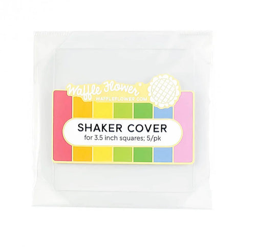 Shaker Cover 3.5” Square Waffle Flower WFE038