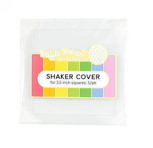 Shaker Cover 3.5” Square Waffle Flower WFE038