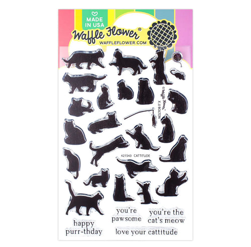 Cattitude Stamp Set 421543 Waffle Flower
