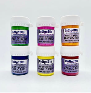 Alice Limited Edition Pack of 6 paints Indigoblu
