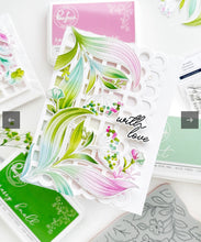 Load image into Gallery viewer, Foliage Flair Red Rubber Stamp Pinkfresh 271225