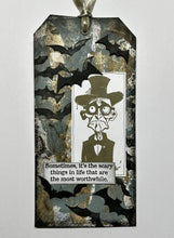 Load image into Gallery viewer, Spooky Grandpa A6 Red Rubber Stamp IndigoBlu IND1475