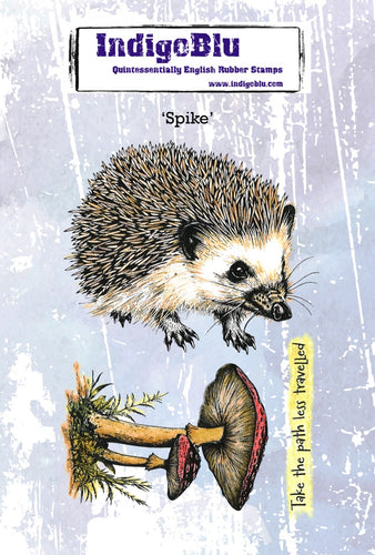 Spike A6 Red Rubber Stamp IndigoBlu IND1397