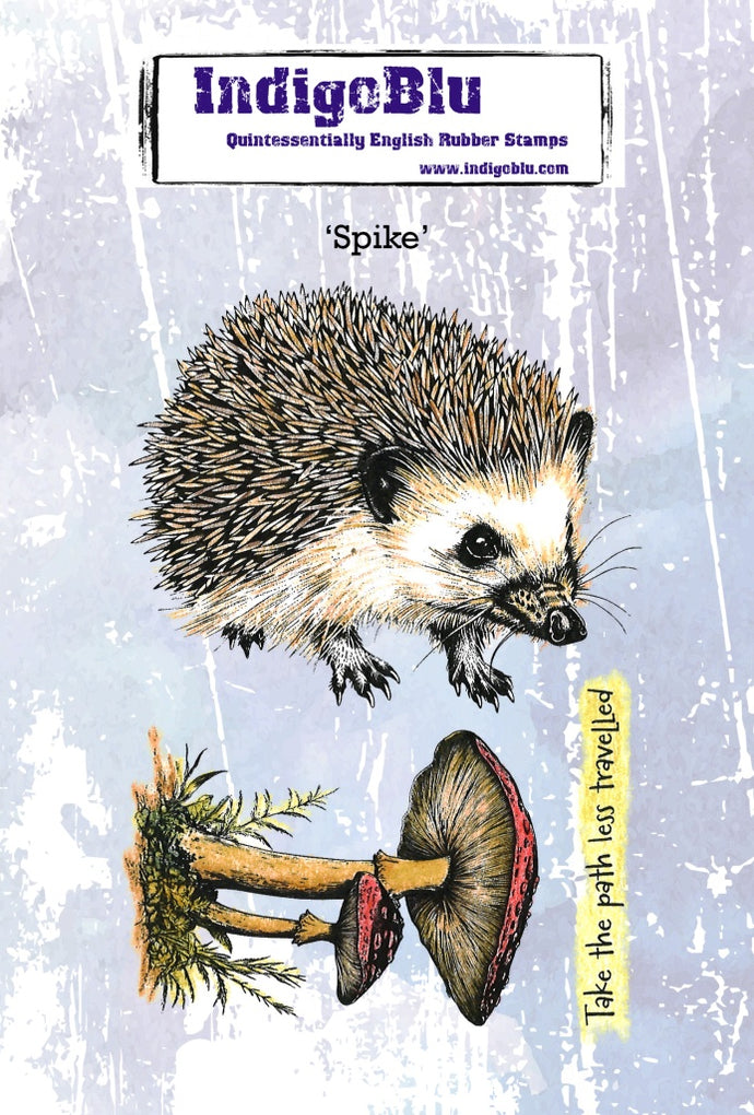 Spike A6 Red Rubber Stamp IndigoBlu IND1397