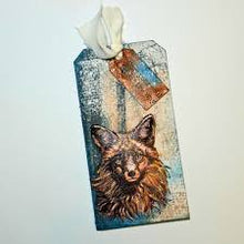 Load image into Gallery viewer, Freddy Fox A6 Red Rubber Stamp IndigoBlu IND1383