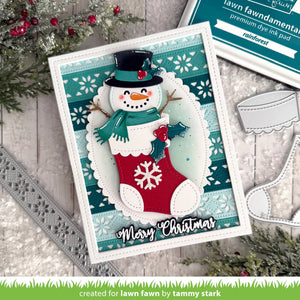 Nordic Snowflake Border Die Lawn Fawn LF3916