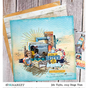 Beach Vibes - Die Cut Elements 49 & Market DBV-32178
