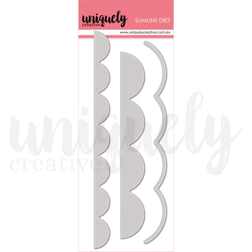 Oversized Scallop Strip Die UCD2208 Uniquely Creative