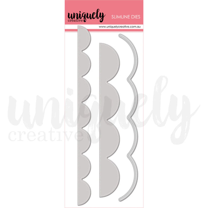 Oversized Scallop Strip Die UCD2208 Uniquely Creative