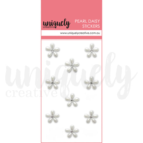 Pearl Daisy Stickers - Pearl UCE2024 Uniquely Creative