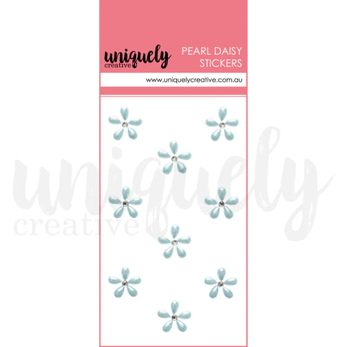 Pearl Daisy Stickers - Blue UCE2138 Uniquely Creative