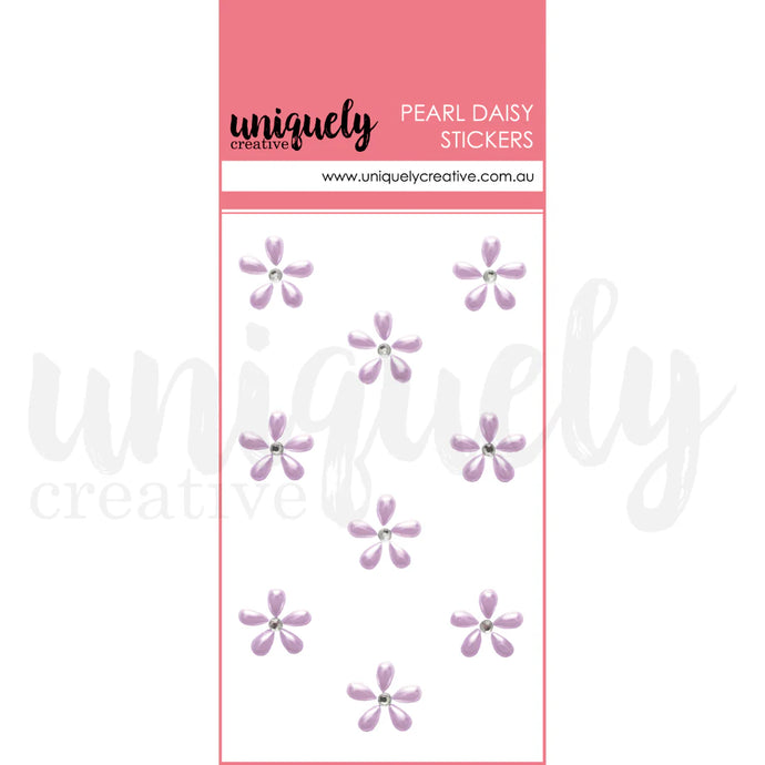 Pearl Daisy Stickers - Purple UCE2139 Uniquely Creative