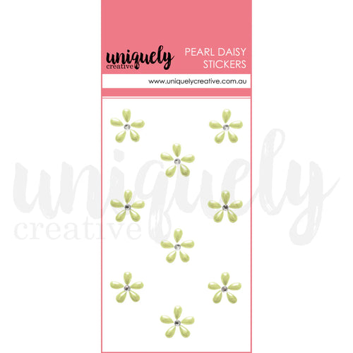 Pearl Daisy Stickers - Green UCE2137 Uniquely Creative