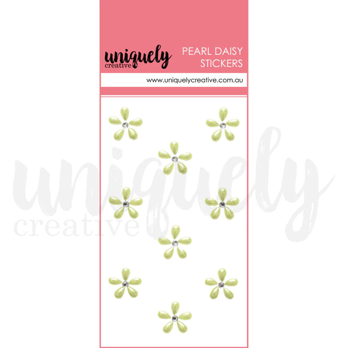 Pearl Daisy Stickers - Green UCE2137 Uniquely Creative