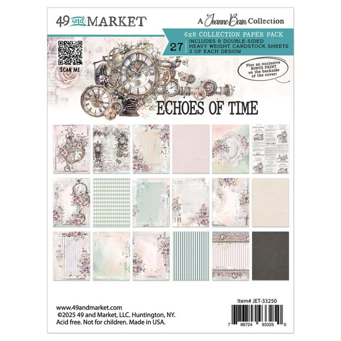 Echoes of Time 6x8” Collection Pack 49 & Market JET-33250
