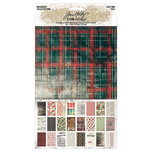 Christmas Noel Backdrops Tim Holtz idea-ology TH94443