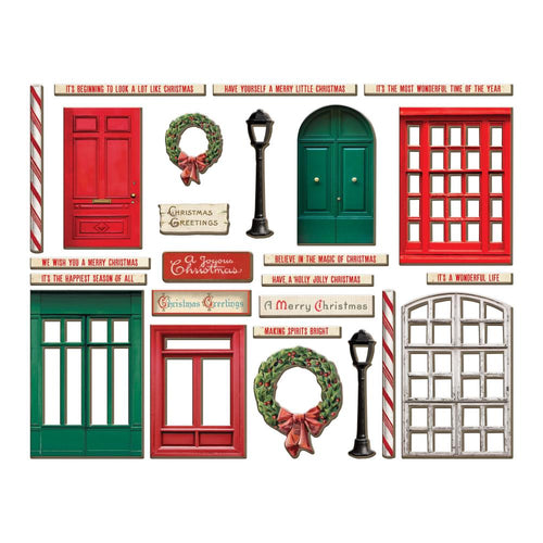 Christmas Noel Baseboards Tim Holtz idea-ology TH94444