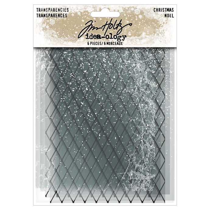 Christmas Noel Transparencies Tim Holtz idea-ology TH94452