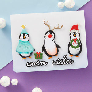Playful Penguins Cutting Dies Spellbinders S4-1380