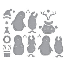 Load image into Gallery viewer, Playful Penguins Cutting Dies Spellbinders S4-1380