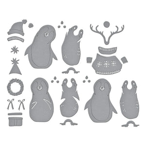 Playful Penguins Cutting Dies Spellbinders S4-1380