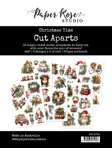 Christmas Time Cut Aparts Paper Rose 32784