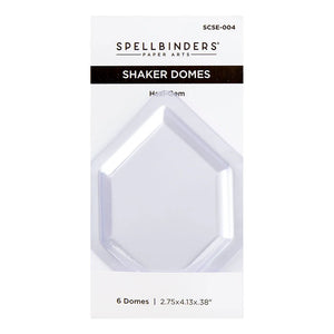 Hexi-Gem Shaker Domes Spellbinders SCSE-004