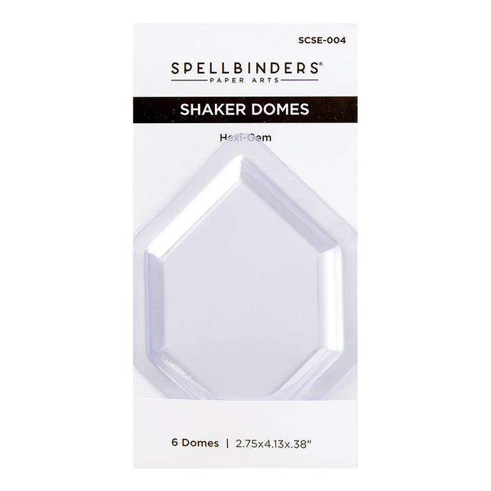 Hexi-Gem Shaker Domes Spellbinders SCSE-004
