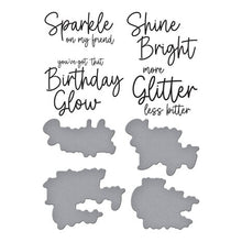 Load image into Gallery viewer, Sparkle on Sentiments BetterPress Plates Spellbinders BP-207