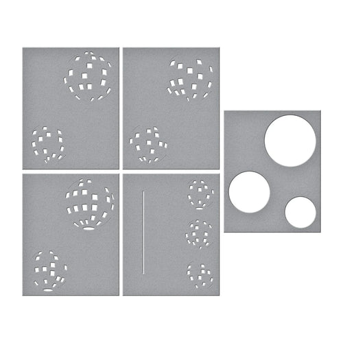 Layered Disco Impressions Stencil Set STN-094