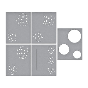 Layered Disco Impressions Stencil Set STN-094