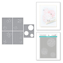 Load image into Gallery viewer, Layered Disco Impressions Stencil Set STN-094