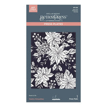 Load image into Gallery viewer, Festive Poinsettias BetterPress Plate Spellbinders  BP-226