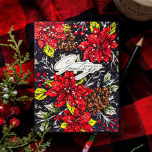 Load image into Gallery viewer, Festive Poinsettias BetterPress Plate Spellbinders  BP-226