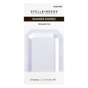 Emerald Cut Shaker Domes Spellbinders SCSE-006