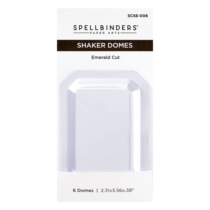 Emerald Cut Shaker Domes Spellbinders SCSE-006