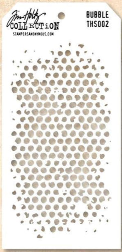 Bubble Layering Stencil Tim Holtz THS002