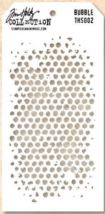 Bubble Layering Stencil Tim Holtz THS002
