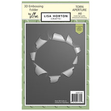 Load image into Gallery viewer, Torn Aperture A6 Embossing Folder &amp; Die Lisa Horton LHCEF140