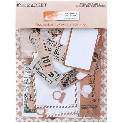 Terracotta Ephemera Stackers 49 & Market TCS-29871