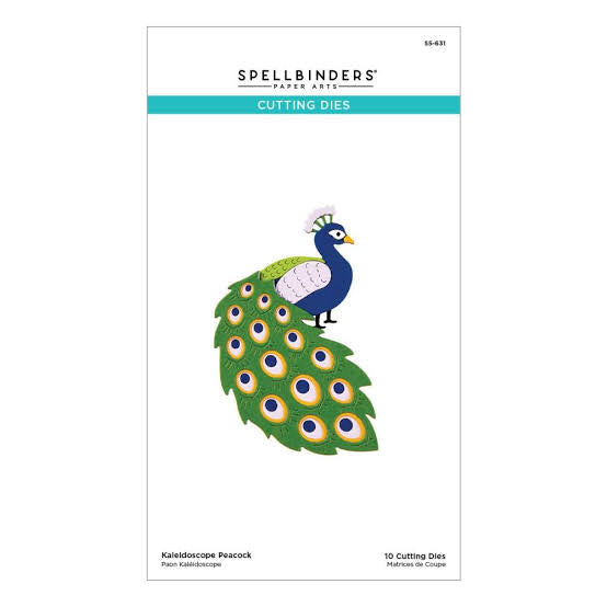 Kaleidoscope Peacock Etched Dies Spellbinders S5-631