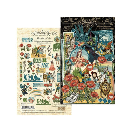 Pre Order Wonder of Oz Ephemera Set Graphic 45 4503124