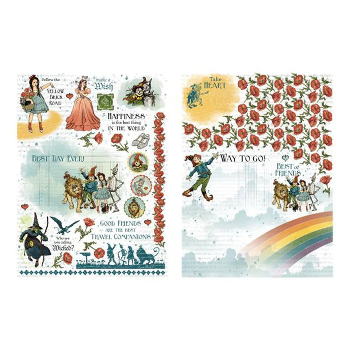 Pre Order Wonder of Oz Rub on Transfers Graphic 45 4503126