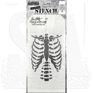 Bones Stencil Tim Holtz THS185