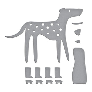 Roller Disco Dottie Dog Die S2-405 Soellbinders