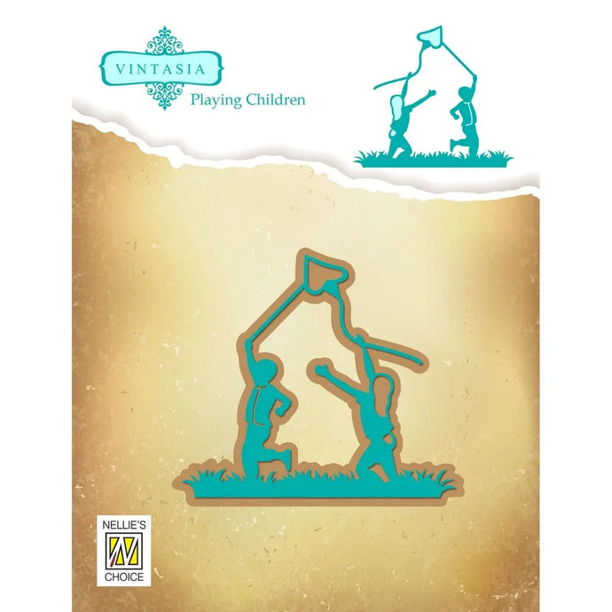 Children with Kite Vintasia Nellies Choice VIND058